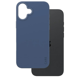 Etui CARE by PanzerGlass Fashion do MagSafe do iPhone 16 Plus, niebieske