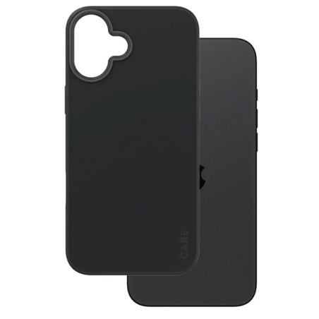Etui CARE by PanzerGlass Fashion do MagSafe do iPhone 16 Plus, czarne