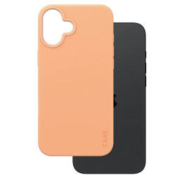 Etui CARE by PanzerGlass Fashion do MagSafe do iPhone 16 Plus, brzoskwiniowe