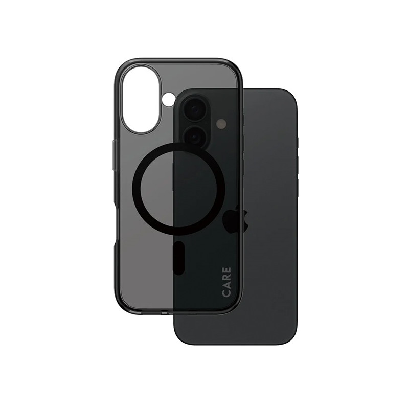 Etui CARE by PanzerGlass Flagship do MagSafe do iPhone 16, dymne