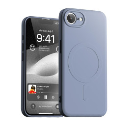 Etui Mercury MagSafe Semi-Silicone do iPhone 16e liliowy fiolet