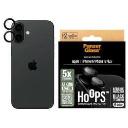 Szkło hartowane na obiektyw aparatu PanzerGlass Hoops Lens Protector do iPhone 16 / 16 Plus