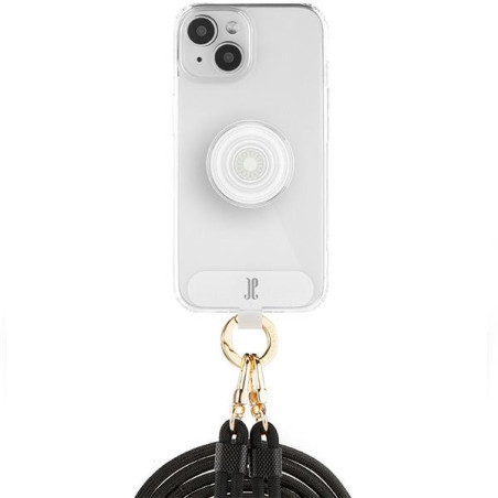 Etui Just Elegance 3in1 PopGrip do iPhone 15 przezroczyste