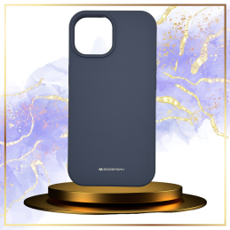 Etui Mercury Silicone do iPhone 15, lawendowe