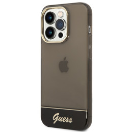 Etui Guess Translucent do iPhone 14 Pro Max czarny