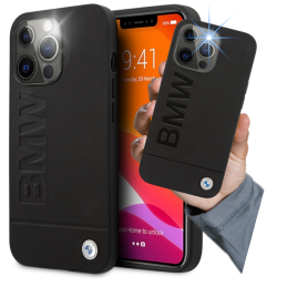 Etui BMW Signature Logo Imprint Magsafe do iPhone 14 Pro, czarne