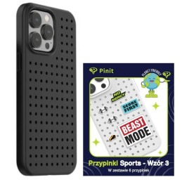 Zestaw Etui Pinit Dynamic + Sports Pin do iPhone 14 Pro czarne
