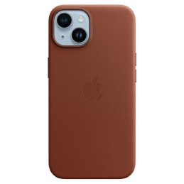 Etui Apple Leather Case MagSafe do iPhone 14 Plus ombra