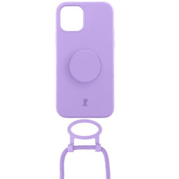 Etui Just Elegance PopGrip do iPhone 14 Plus lawendowe