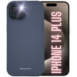 Etui Mercury Silicone do iPhone 14 Plus, lawendowe