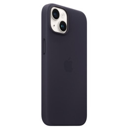 Etui Apple Leather Case MagSafe do iPhone 14 atramentowe
