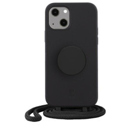 Etui Just Elegance PopGrip do iPhone 14 czarne