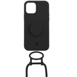 Etui Just Elegance PopGrip do iPhone 14 czarne