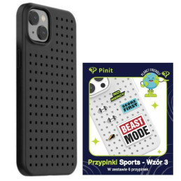 Zestaw Etui Pinit Dynamic + Sports Pin do iPhone 14 czarne