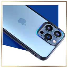 Etui 3MK SatinArmor+ Case do iPhone 13 Pro, przezroczyste z czarną ramką
