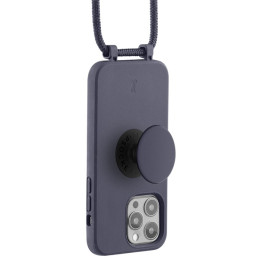 Etui Just Elegance PopGrip do iPhone 13 Pro purpurowe