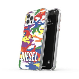 Etui Diesel Clear Case Pride Camo AOP do iPhone 12 Pro Max multikolor