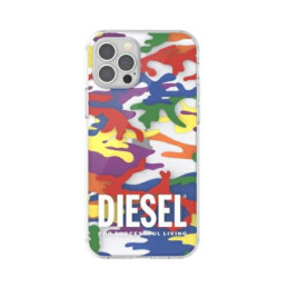 Etui Diesel Clear Case Pride Camo AOP do iPhone 12 Pro Max multikolor