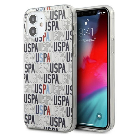 Etui US Polo Logo Mania Collection do  iPhone 12 mini białe