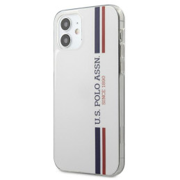 Etui US Polo Tricolor Collection do iPhone 12 mini białe