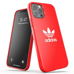 Etui Adidas OR SnapCase Trefoildo  iPhone 12/12 Pro czerwone