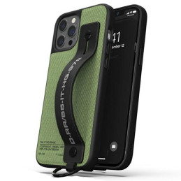 Etui Diesel Handstrap Case Utility Twill do iPhone 12/12 Pro czarno-zielone