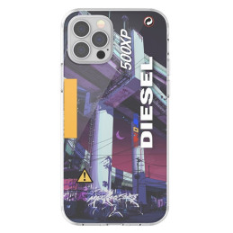 Etui Diesel Clear Case Mad Dog Jones AOP do iPhone 12/12 Pro multikolor