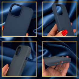 Etui Mercury Silicone do iPhone 12/12 Pro, granatowe