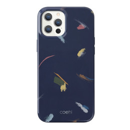 Etui UNIQ Coehl Reverie do iPhone 12/12 Pro niebieskie