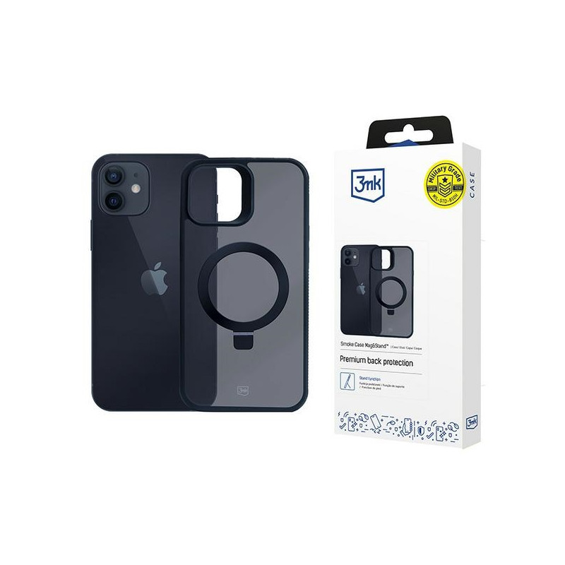 Etui 3mk Smoke Case Mag&Stand do iPhone 12/12 Pro