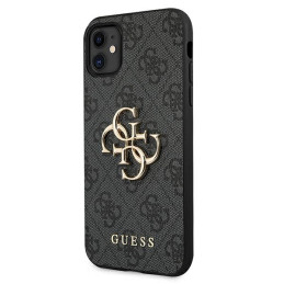 Etui Guess 4G Big Metal Logo do iPhone 11 / Xr, szare