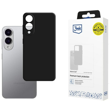 Etui 3MK Silicone Case do Galaxy S25 Edge, czarne