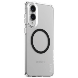 Etui CARE by PanzerGlass Flagship Urban Combat Qi do Galaxy S25 Edge, przezroczyste