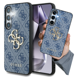 Etui Guess Big 4G Logo Classic Logo do Galaxy S25, niebieski