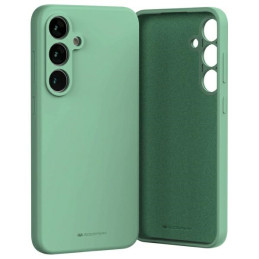 Etui Mercury Silicone do Galaxy S24 FE, zielone