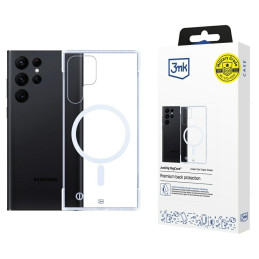 Ultralekkie etui 3MK Just20g MagCase do Galaxy S22 Ultra 5G, przezroczyste