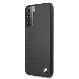 Etui BMW Signature Logo Imprint do Galaxy S21+ granatowe