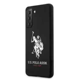 Etui US Polo Silicone On Tone do Galaxy S21 czarne