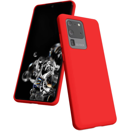 Etui Mercury Silicone do Galaxy S20 Ultra, czerwone