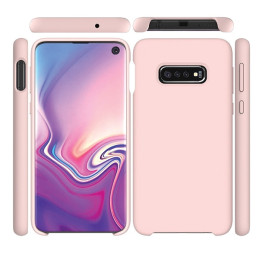Etui Beline Silicone do Galaxy S10 Plus różowo-złoty