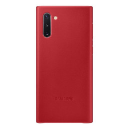 Etui Samsung Leather Cover do Galaxy Note 10 czerwone
