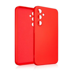 Etui Beline Silicone do Galaxy A55 czerwone