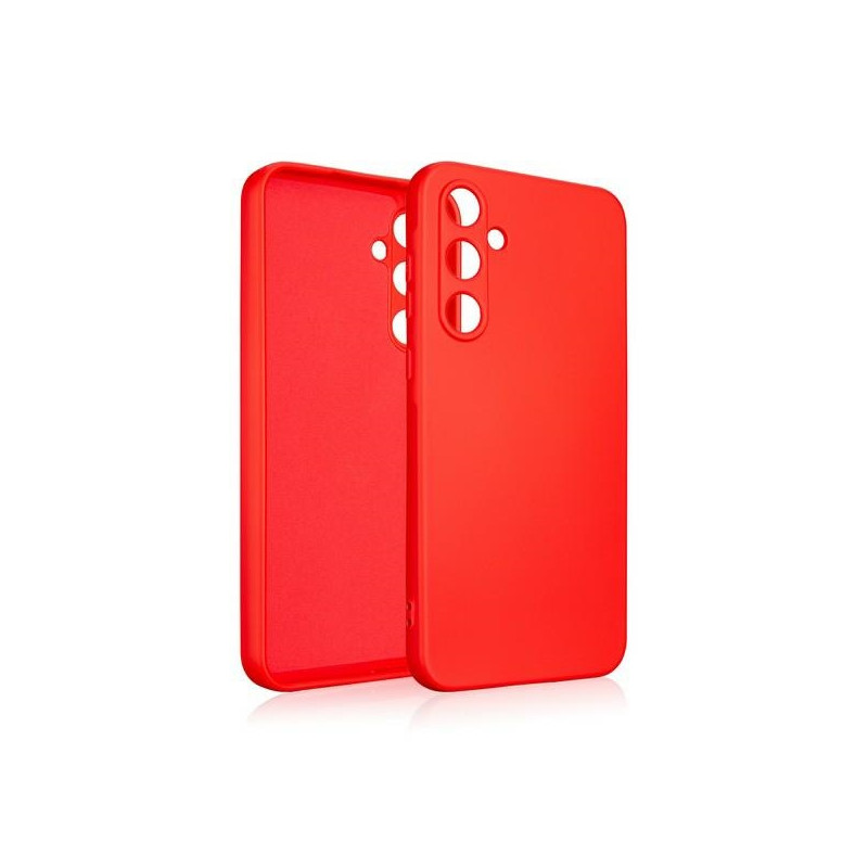 Etui Beline Silicone do Galaxy A55 czerwone