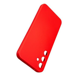 Etui Beline Silicone do Galaxy A55 czerwone