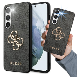 Etui Guess 4G Big Metal Logo do Galaxy A55, czarne