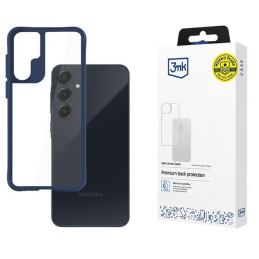 Satynowe Etui 3MK Satin Armor Case+ do Galaxy A55 5G, niebieskie