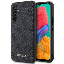Etui Guess 4G Metal Gold Logo do Galaxy A54 5G, szare