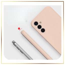 Etui Mercury Silicone do Galaxy A54 5G, różowo-piaskowe