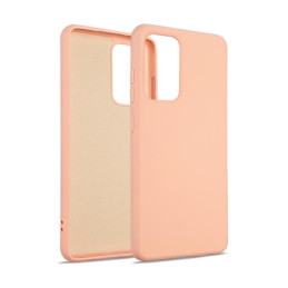 Etui Beline Silicone do Galaxy A52s/A52 4G/5G złoty-różowe