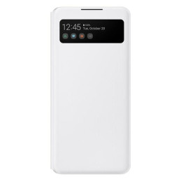 Etui Samsung S View Wallet Cover do Galaxy A42 5G białe